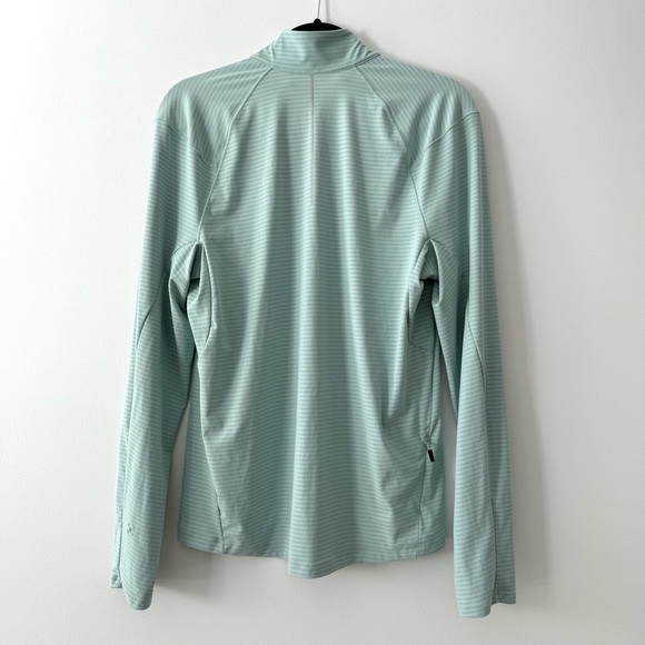 Lululemon Surge Warm 1/2 Zip Pullover Mint Green Sz M - Picture 3 of 9